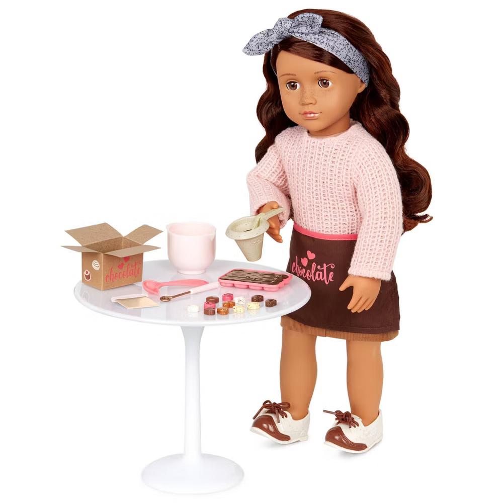 Coco Posable 18" Baking Doll & Storybook