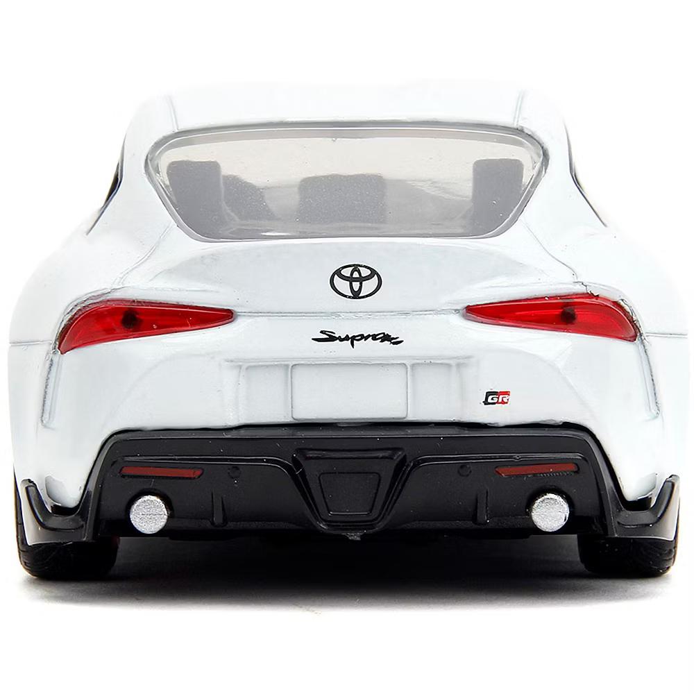 2020 Toyota Supra White Metallic with Pink Wheels "Pink Slips" Series 1/32 Diecast Model Car - Image 7