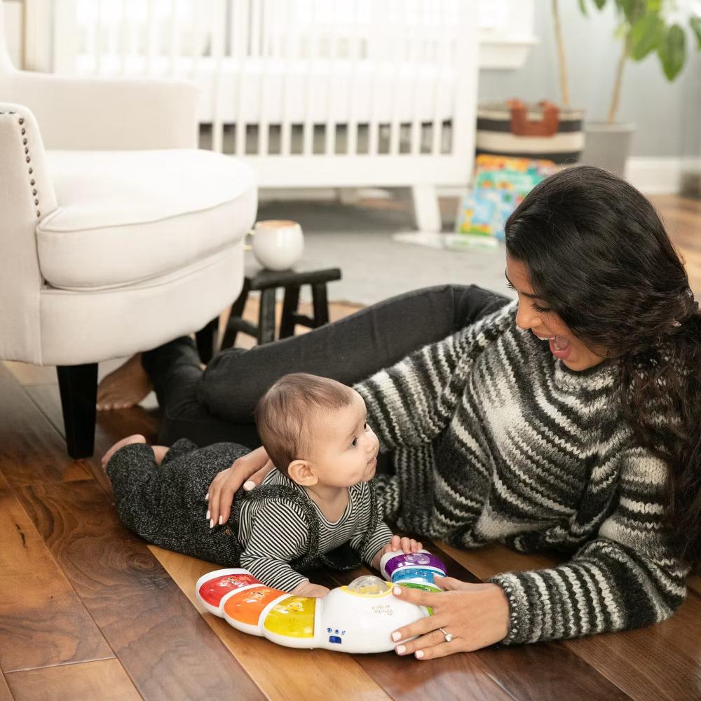 Baby Einstein Glow & Discover Light Bar Tummy Time Toy: Sensory Development, Music, Illustrated Animals, Multiple Modes - Image 3