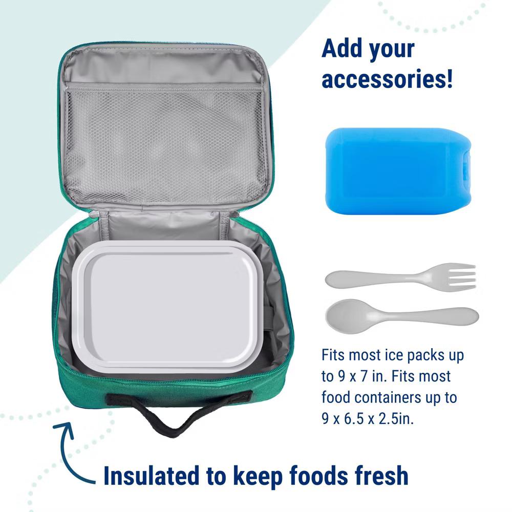 Wildkin Kids Insulated Lunch Box in Solid Colors – Durable and Reusable for School & Travel - Image 30