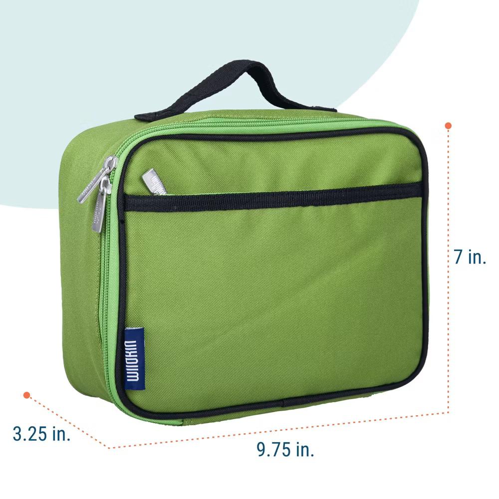 Wildkin Kids Insulated Lunch Box in Solid Colors – Durable and Reusable for School & Travel - Image 48