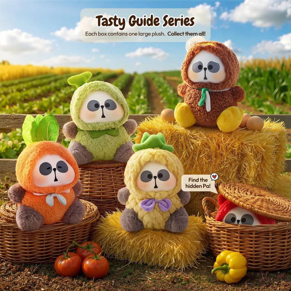 Mr. Pa 200% Tasty Guide Series 9" Collectible Large Stuffed Panda Surprise Blind Box - Image 7