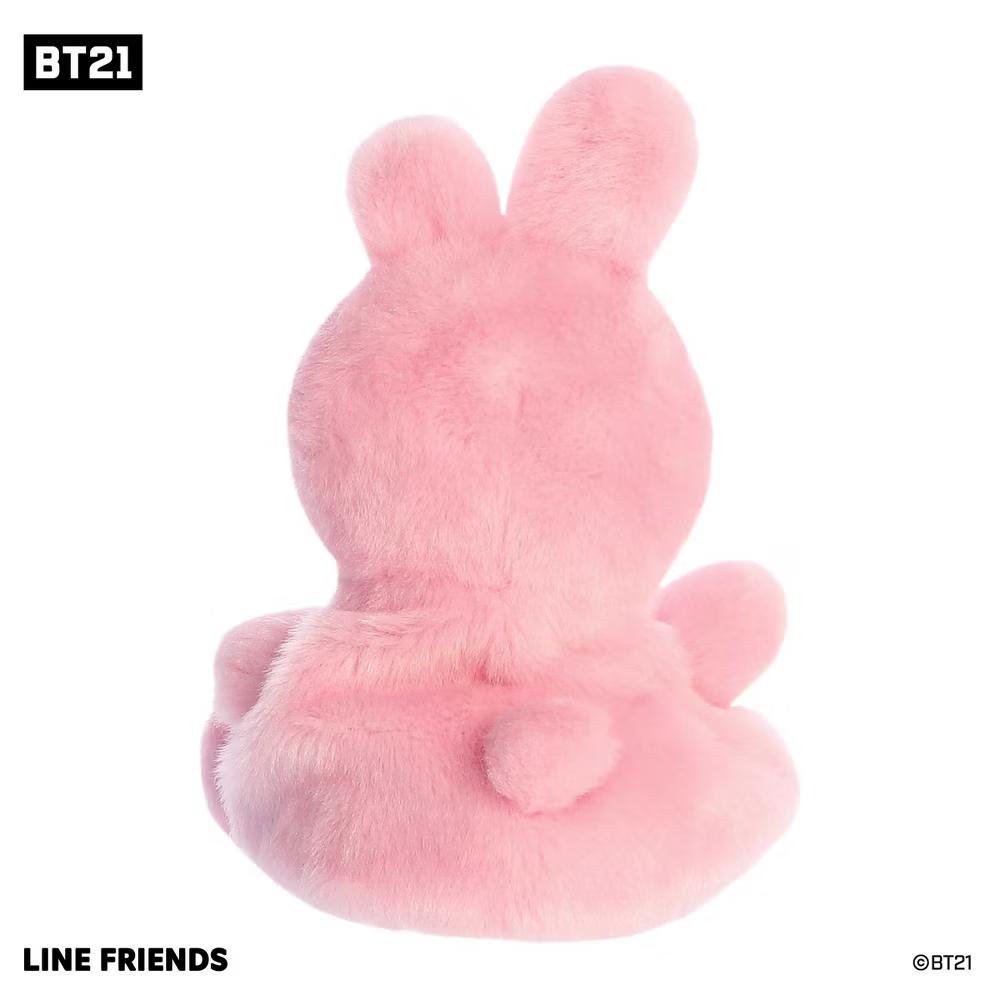 Mini Palm Pals COOKY BT21 Lovable Stuffed Doll Pink 5" - Image 4