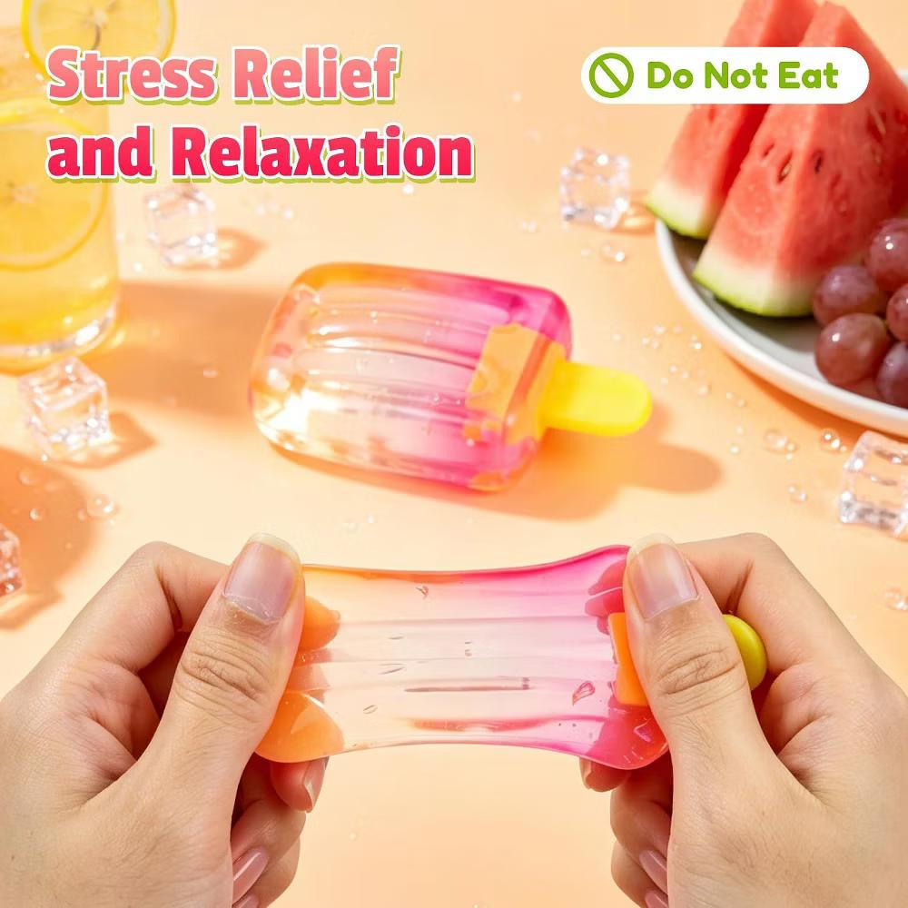 Link Popsicle Squishy, Slow Rise Sensory Fidget Toy (2PK)