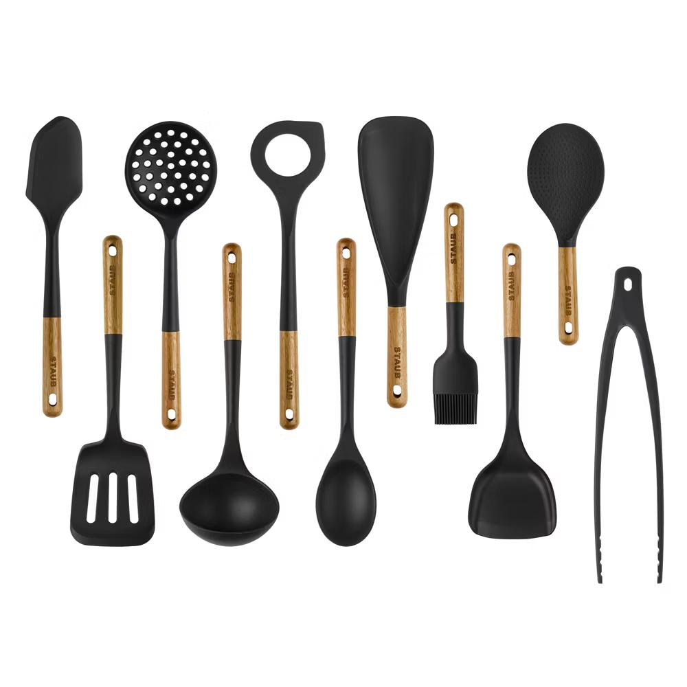 Staub Silicone with Wood Handle Cooking Utensil Sets - Image 5