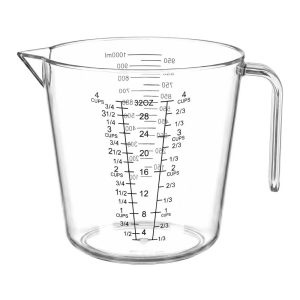 Measuring Cup, PS Material Measuring Cup with Clear Marks for Accurate Liquid Measurement