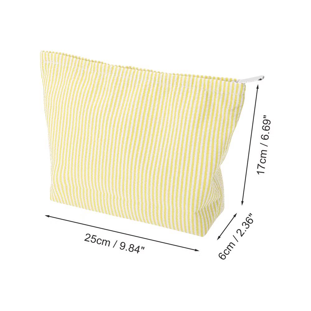 Seersucker Stripes Makeup Bag 1 Pc - Image 44