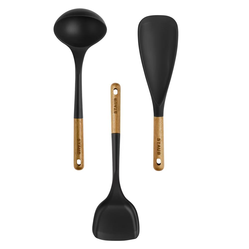 Staub Silicone with Wood Handle Cooking Utensil Sets - Image 6