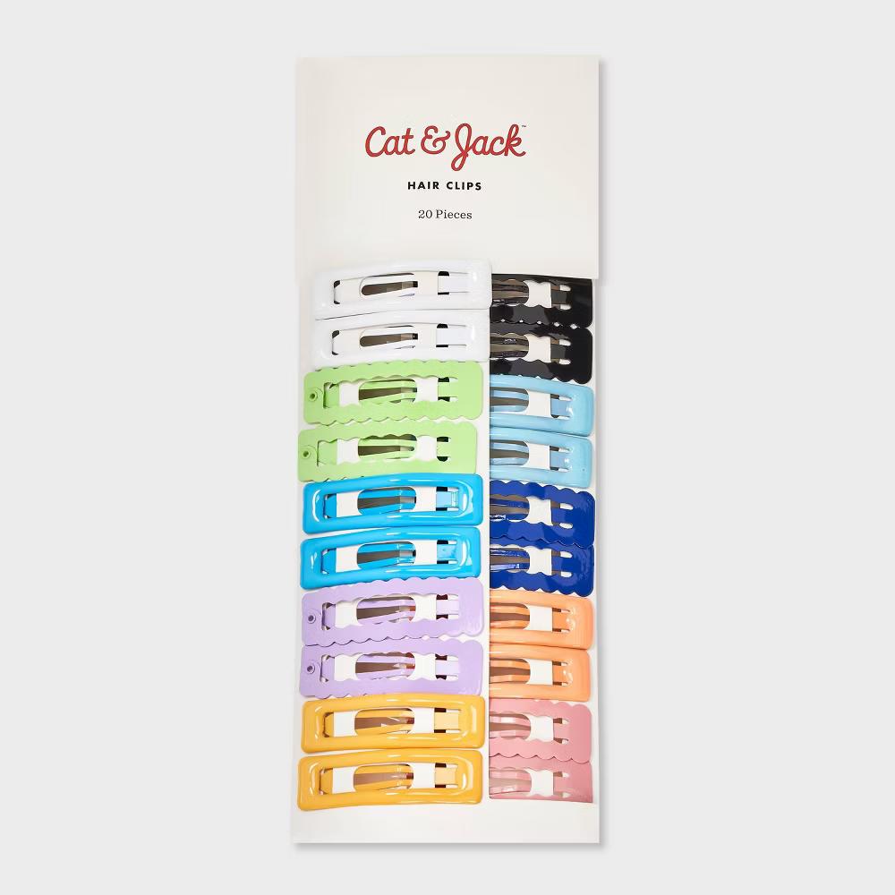 Rectangle Snap Clips - 20ct - Iron, Solid Pattern, All Hair Types, Hair Styling - Image 2