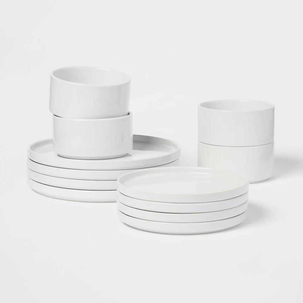12pc Stoneware Stella Dinnerware Set - Image 3