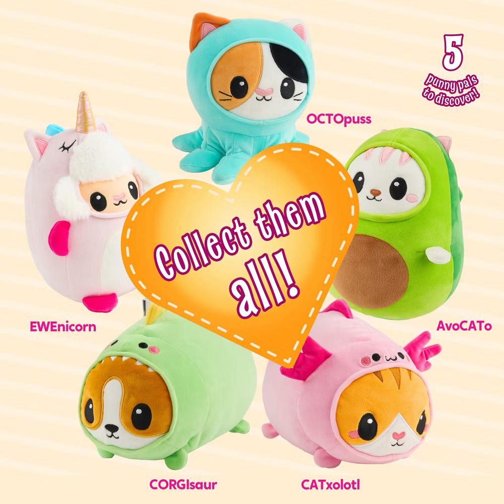 Catxolotl Stuffed Animal, Kawaii Axolotl Cat Plush Pillow, 11" Plush Toy for Kids and Adults, Christmas Birthday Gift for Boys Girls - Image 4