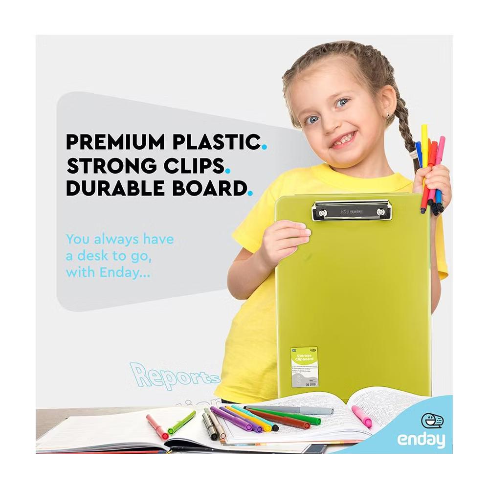 Clipboard with Storage, Letter Size Storage Clipboard with Compartments Case for Nurse Teachers Plastic Translucent Holds 100 Sheets - Image 22