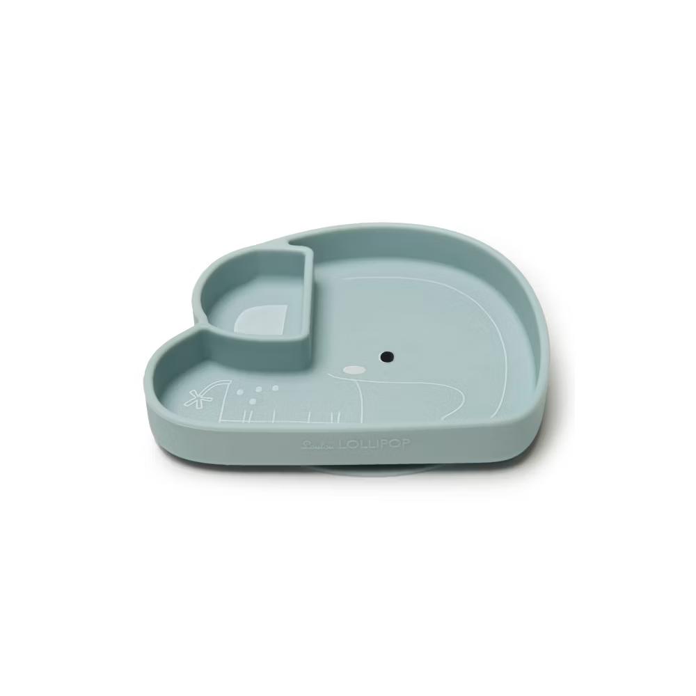 Loulou Lollipop Silicone Snack Plate - Elephant - Image 4