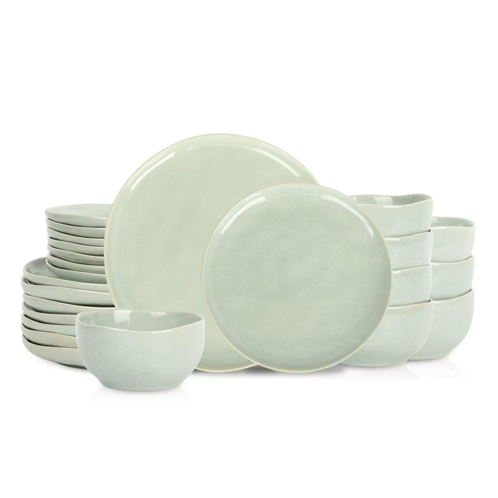24pc Mirella Stoneware Dinnerware Set - Image 21