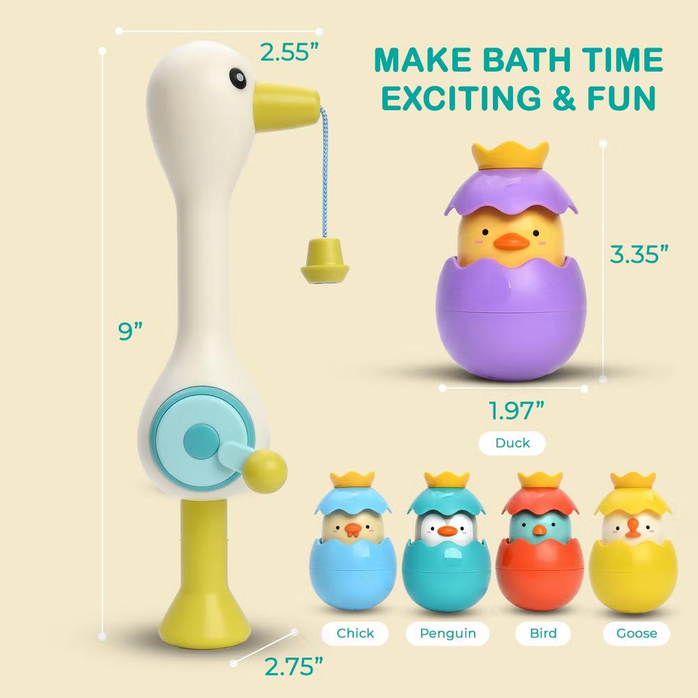 Splash & Catch Bath Toy Magnetic Fishing Game with Surprise Animal Eggs - Floating Fun for Toddlers & Kids in Bathtubs and Pools - Image 5