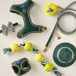 Hooray House Tennis Ball Rope Tug Toy