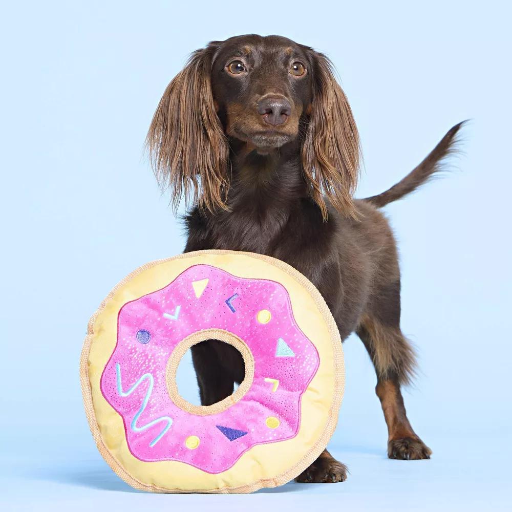 Doggy Bag Delivery Donut Dog Food Shaped Flying Disc Toy: All Sizes, Chew, Occupy, Cuddle, Chase - Image 5
