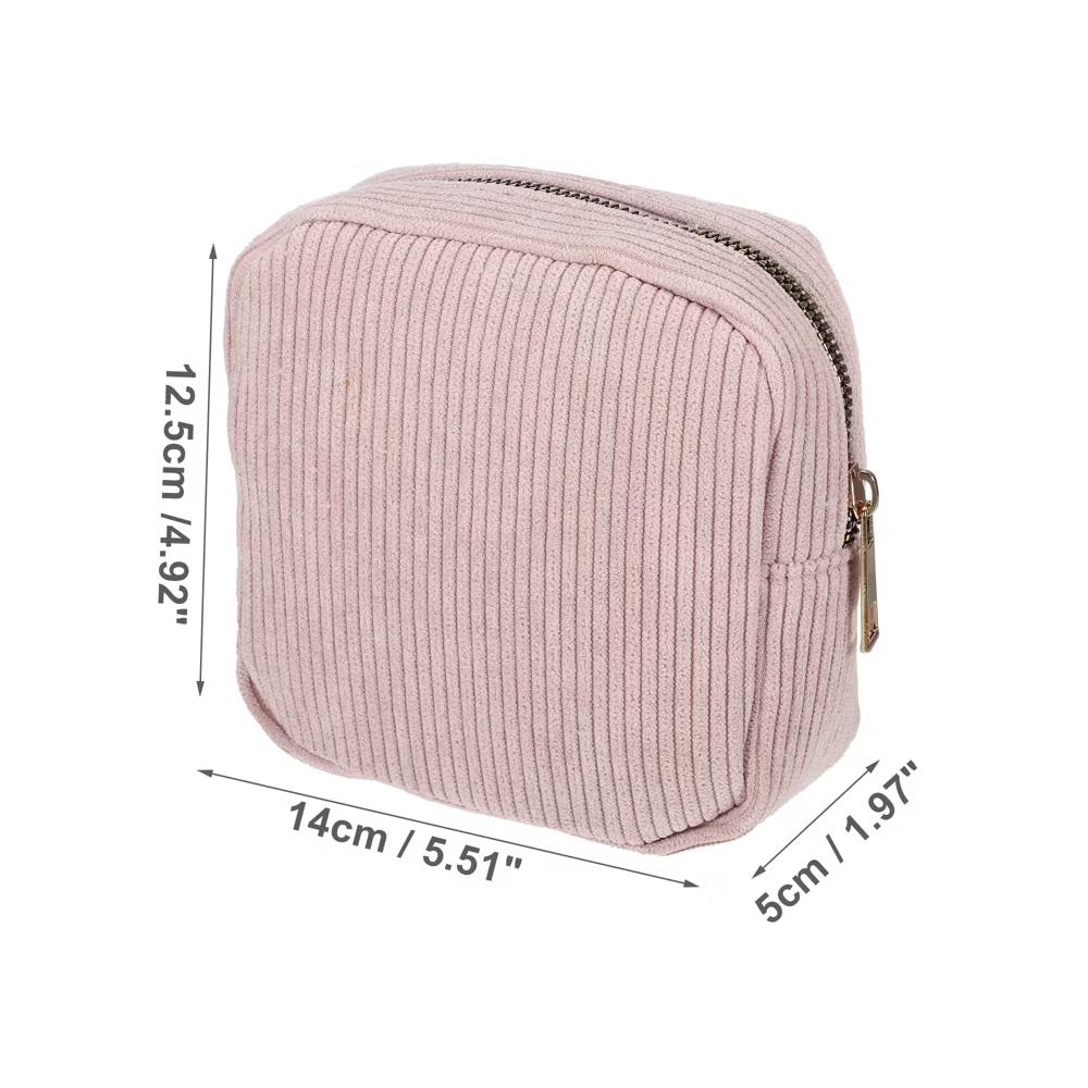 Portable Solid Color Cosmetic Bag 1 Pc - Image 16