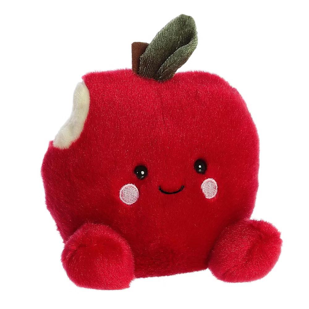 Mini Crisp Red Apple Palm Pals Adorable Stuffed Animal Red 5" - Image 2