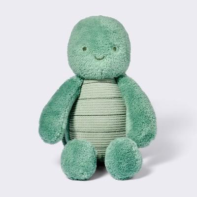 Turtle Plush Stuffed Animal - Green - Baby and Infant, Educational Focus on Animals, 10" Tall - Image 2