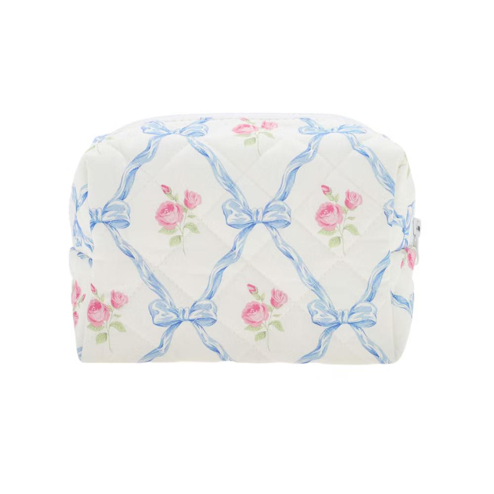 Rectangle Bow Makeup Bag 1 Pc - Image 4