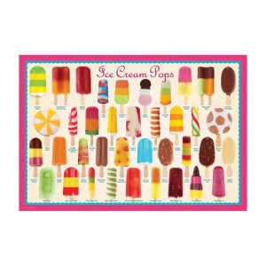 EuroGraphics Play & Make Ice Cream Pops Jigsaw Puzzle - 100pc: Educational Food Collage for Kids, Fine Motor Skills