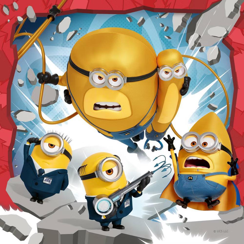 Despicable Me Jigsaw Puzzle Set - 49pc: Cardboard Kids' Pop Culture Puzzle Trio - Image 5
