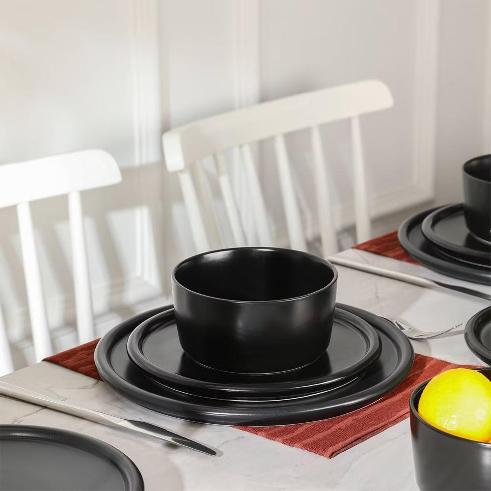 24pc Eden Stoneware Dinnerware Set - Image 27