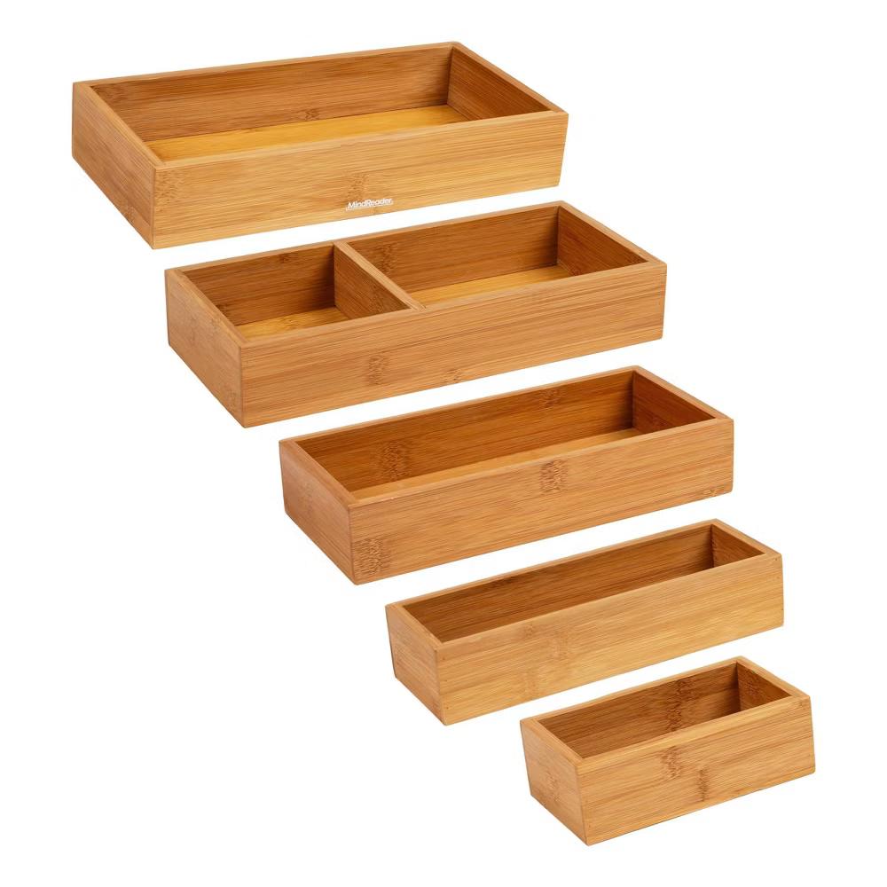 Rayon from Bamboo Desk Drawer Organizers Brown - Image 6