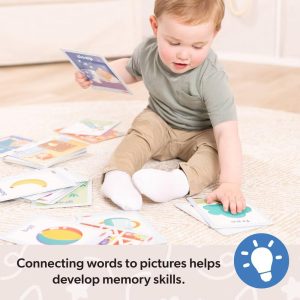 Ms. Rache First Words Textured Sensory Flashcards Preschool Learning Toy for Boys, Girls