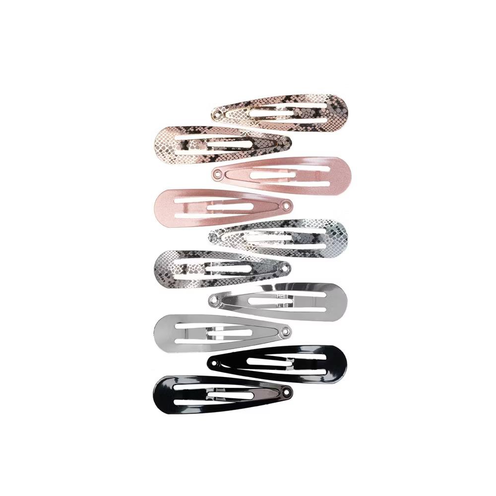 Metal Snap Clips - Assorted Colors - All Hair - 10pcs: Hair Styling, Fashion, Securing Hair - Image 4