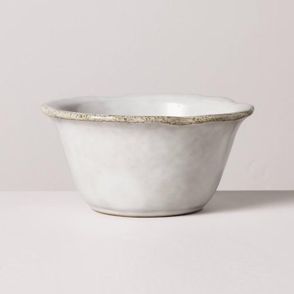 Carved Edge Mini Bowl - with Magnolia - Image 2