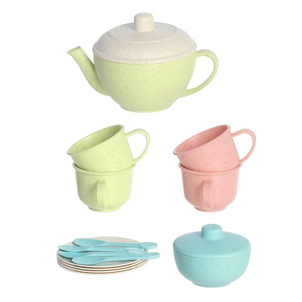 Toys Small Tea Set Wheatley Versatile Multicolor 6" - Image 4