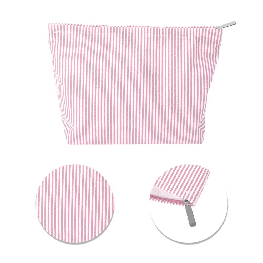 Seersucker Stripes Makeup Bag 1 Pc - Image 36