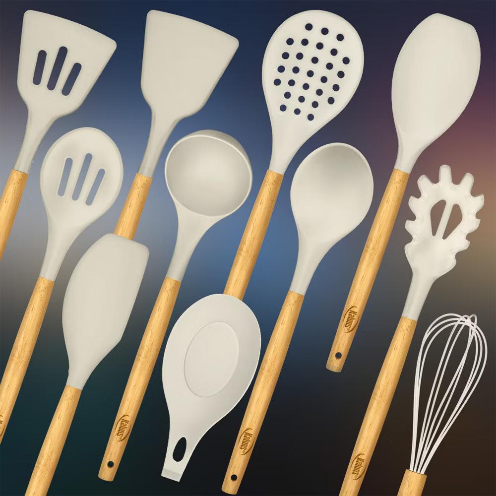 Kitchen Utensils Set, 50 Piece Silicone And Stainless Steel Cooking Utensils, Heat Resistant Kitchen Tools - Image 23