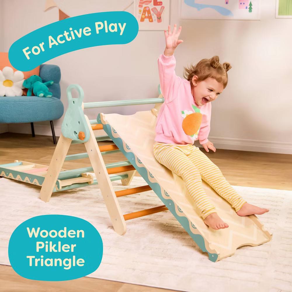 WonderClimber - 3pc Wooden Triangle Climber - Image 9