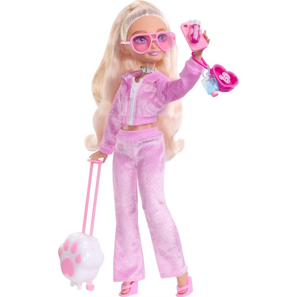 Dream Besties Weekend Getaway Malibu Fashion Doll with 7 Travel Themed Accessories - Image 3