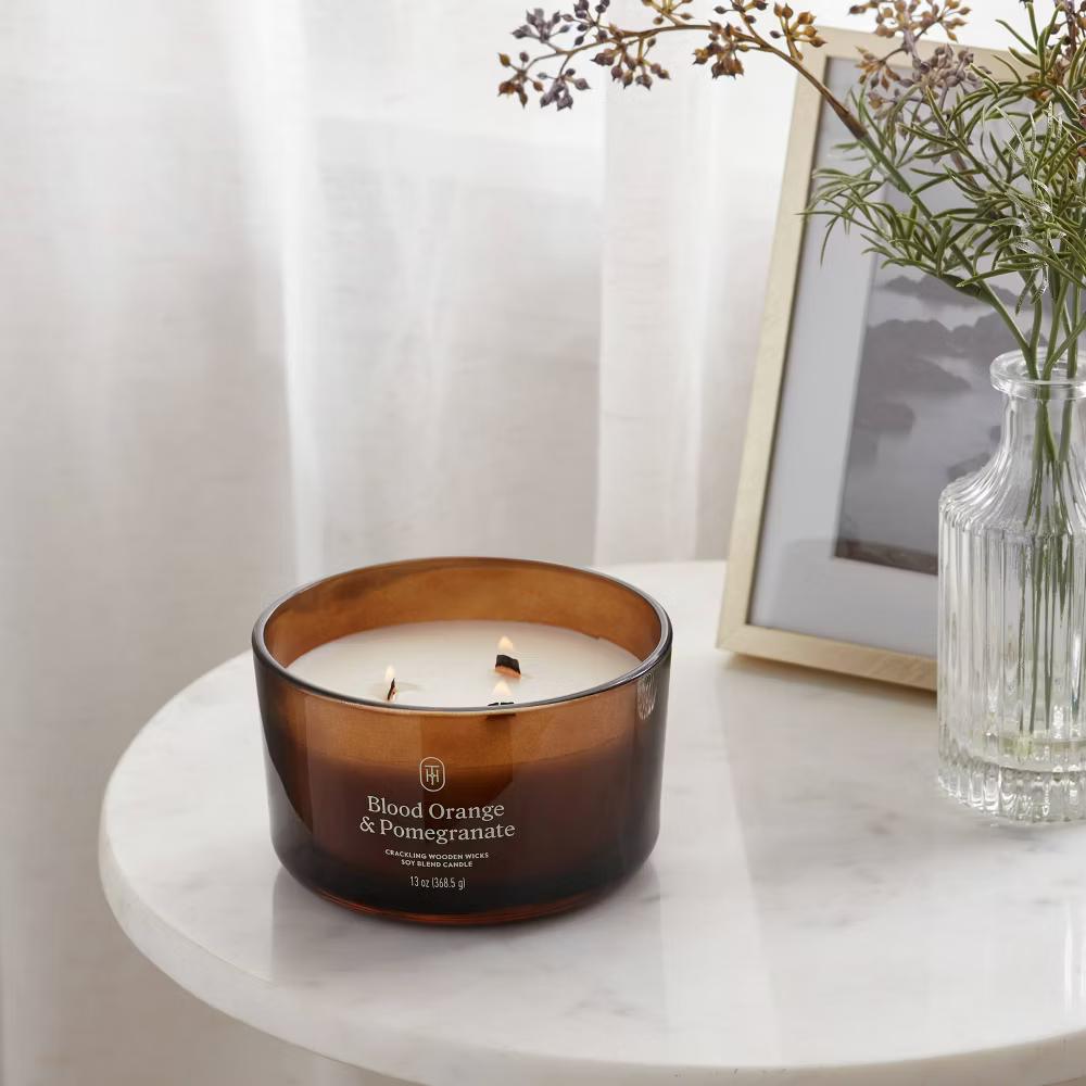 Glass Wooden Wick Jar Candle - Image 56