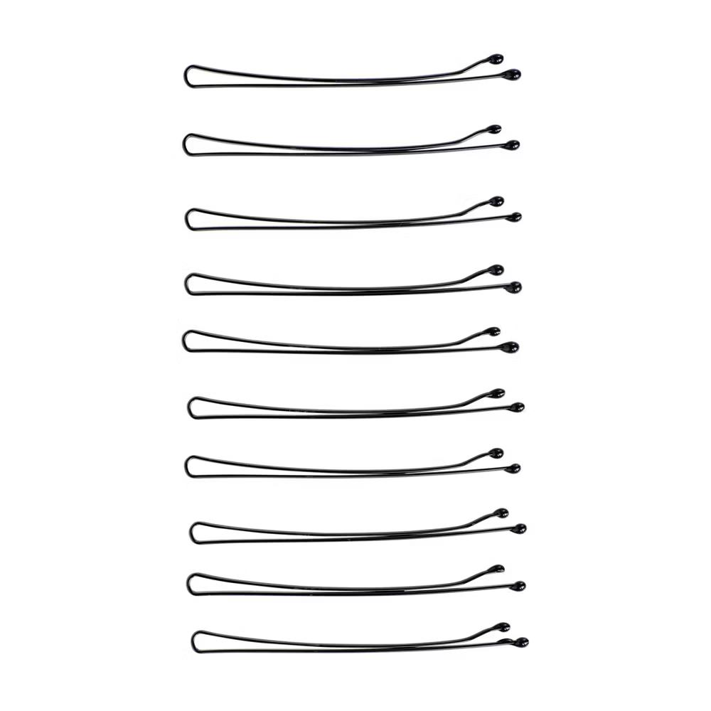 Curved Black Bobby -100ct: Hair Styling, All Hair Types, Iron Material - Image 6