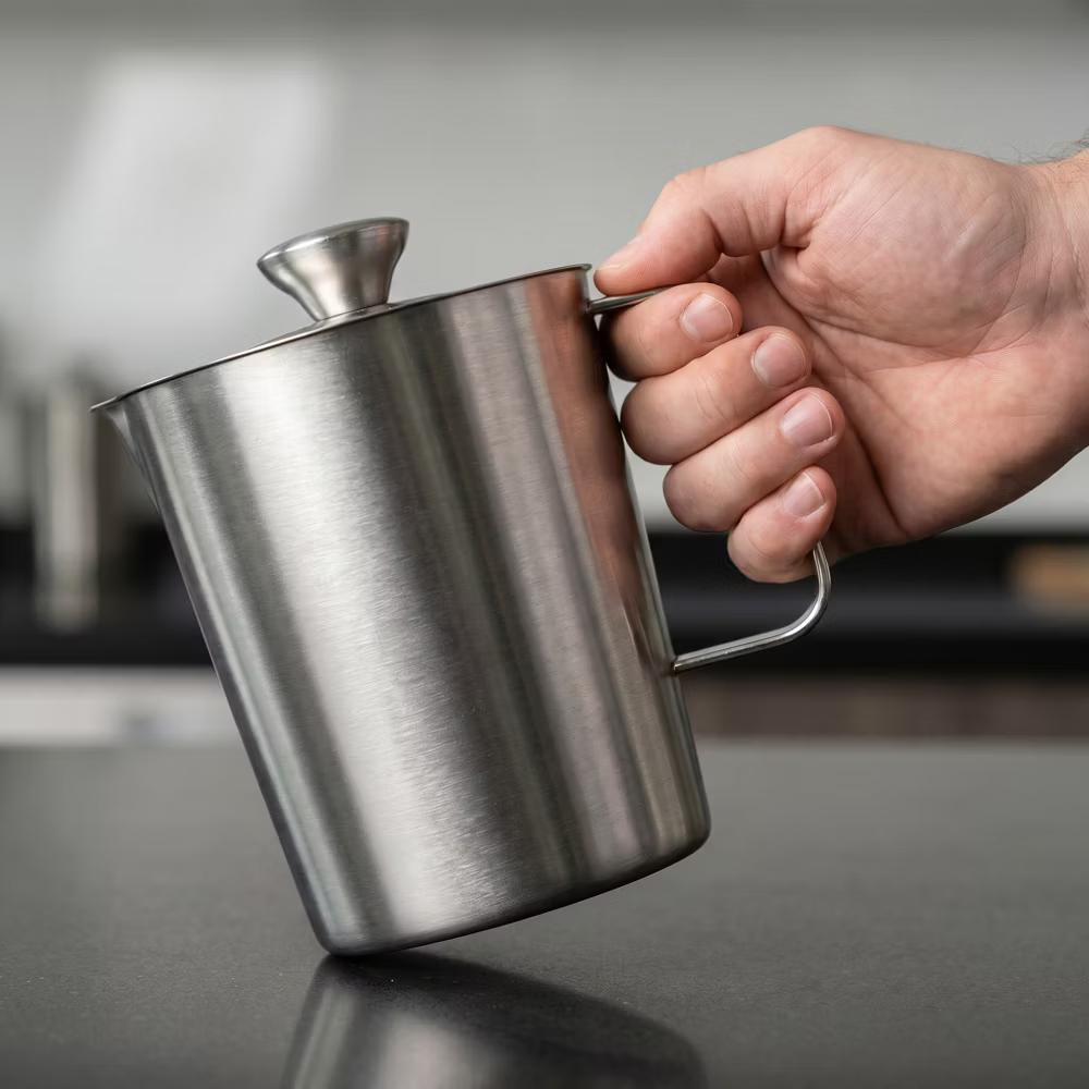 Measuring Cup, 1 Cup Stainless Steel Measuring Cup with Easy Read Lines for Baking Recipes - Image 8
