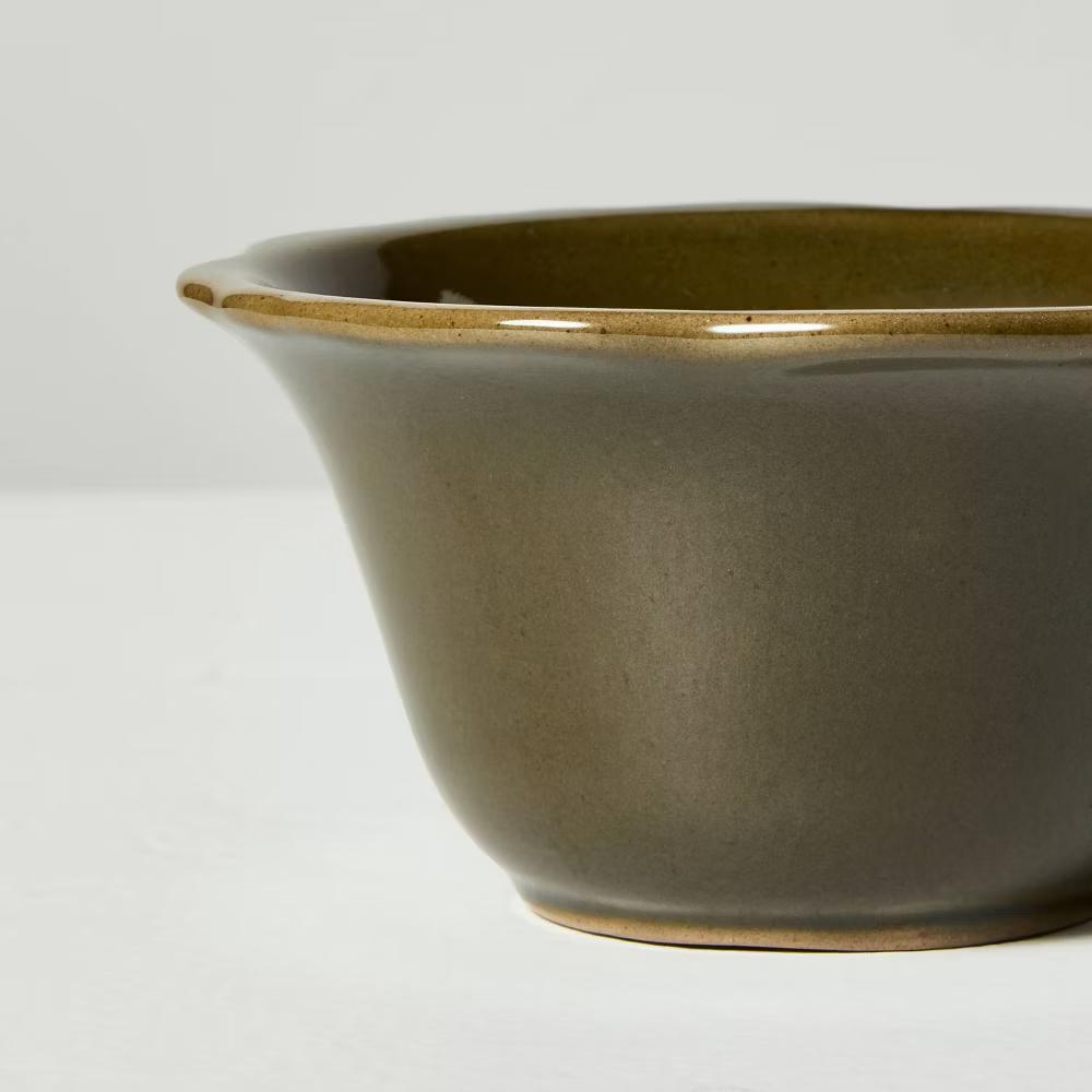 Set of 4 Carved Edge Mini Bowls - with Magnolia - Image 2