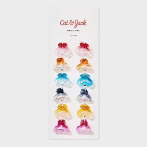 Ombre Claw Clip Set - 12pk- Hair Styling, All Hair Types, Solid Pattern