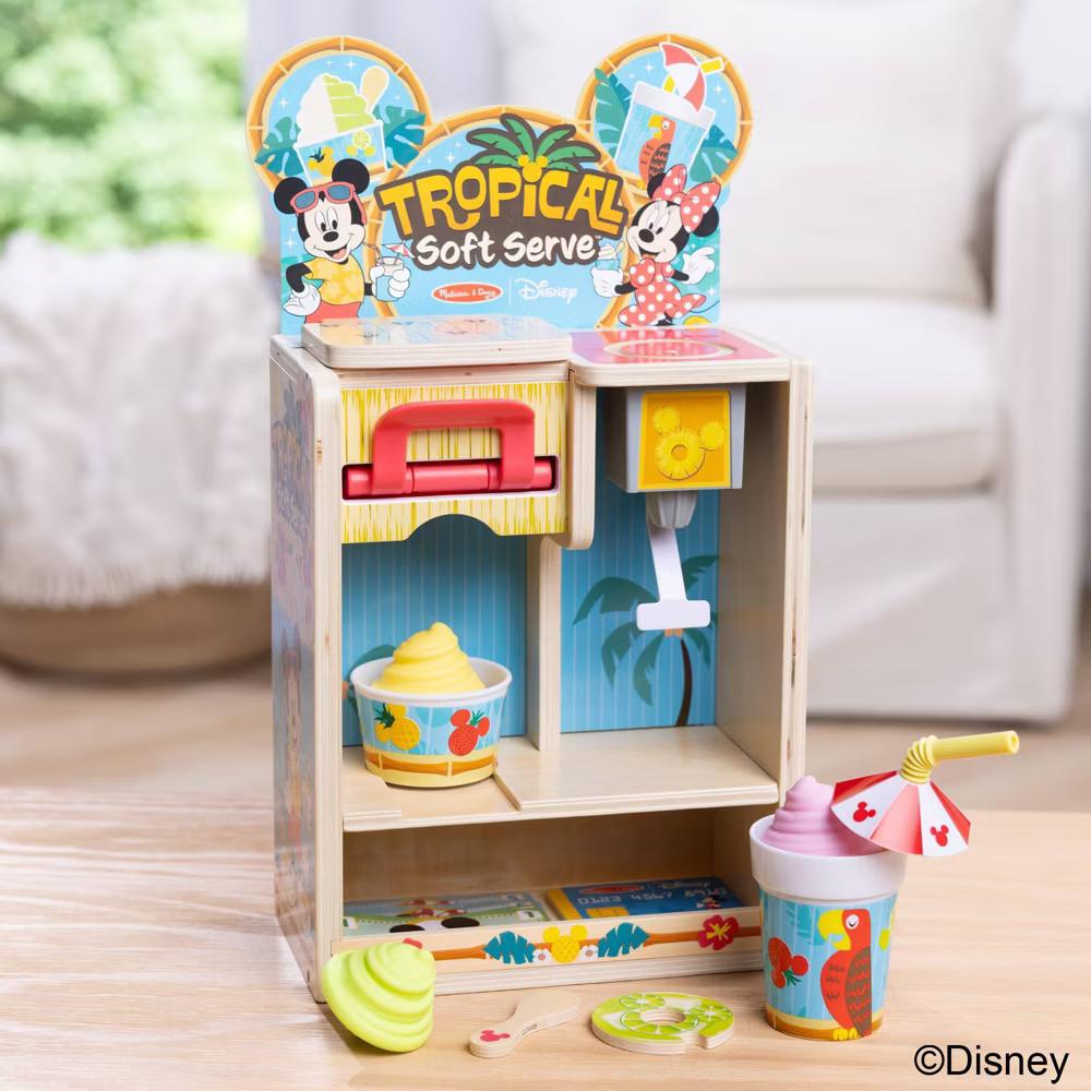 Tropical Soft Serve Ice Cream Wooden Play Food Set – 23pc - Image 4