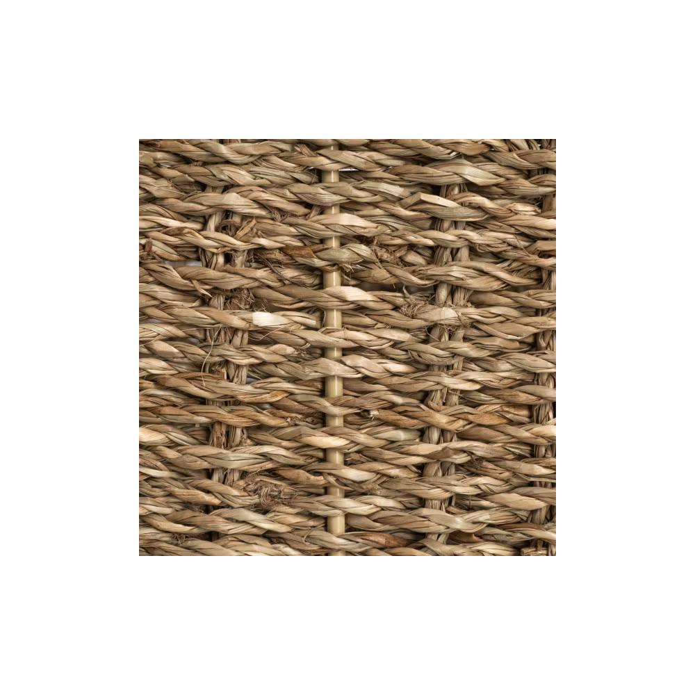 Handwoven Seagrass Rectangular Storage Basket - Image 12