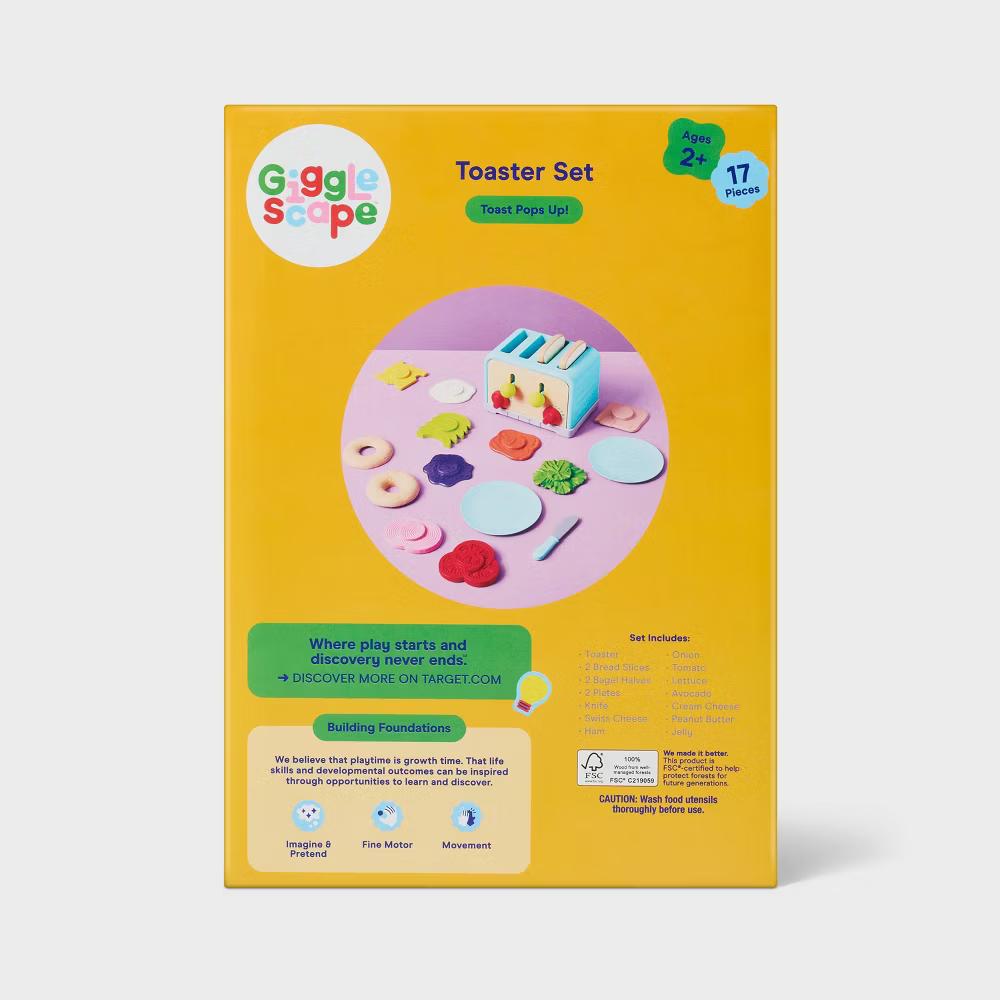 Toaster Play Food Set - Image 2