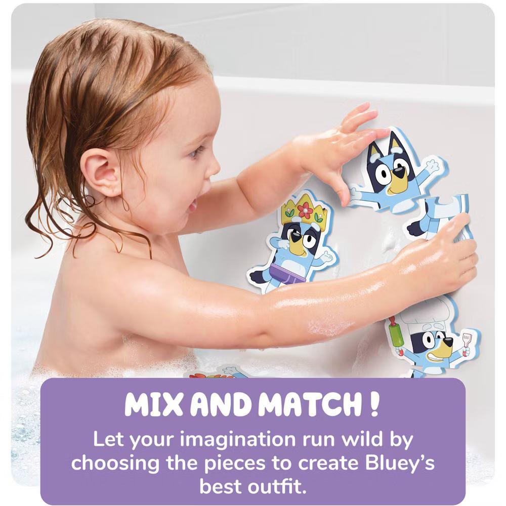 Tomy Toomies Bath Puzzle with Net Storage Bag - 8pc: BPA-Free, Foam Material, Fine Motor Skills Educational Focus - Image 7