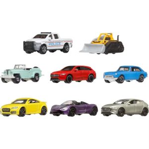 Matchbox Toy Cars or Trucks 8-Pack, Set of 8 Die-Cast 1:64 Scale Vehicles, Themed Multipack, Styles May Vary