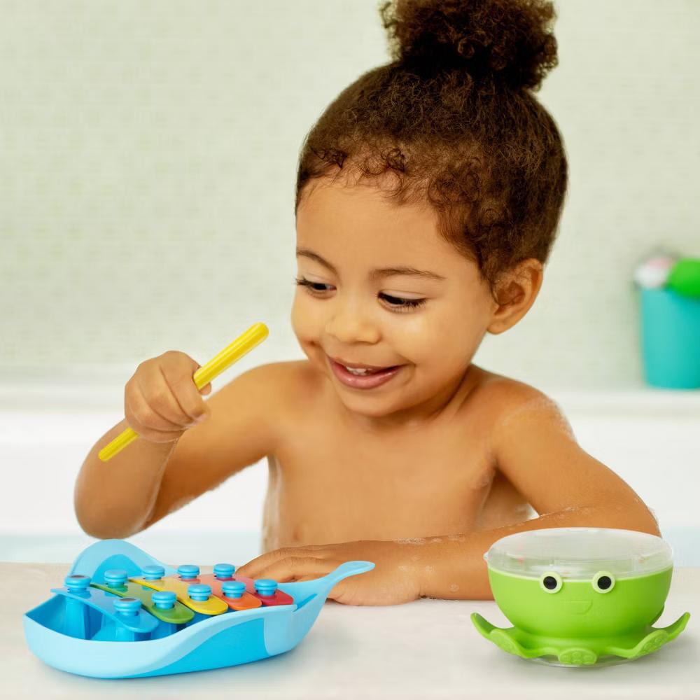 Bath Beats Musical Bath Toy Xylophone Bath Drum and Shakers Gift Set - Image 9