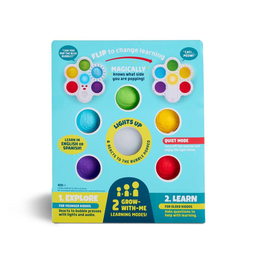 Pop It & Learn - Lights, Sounds, Sensory!: Problem Solving, Fine Motor Skills, Silicone - Image 4