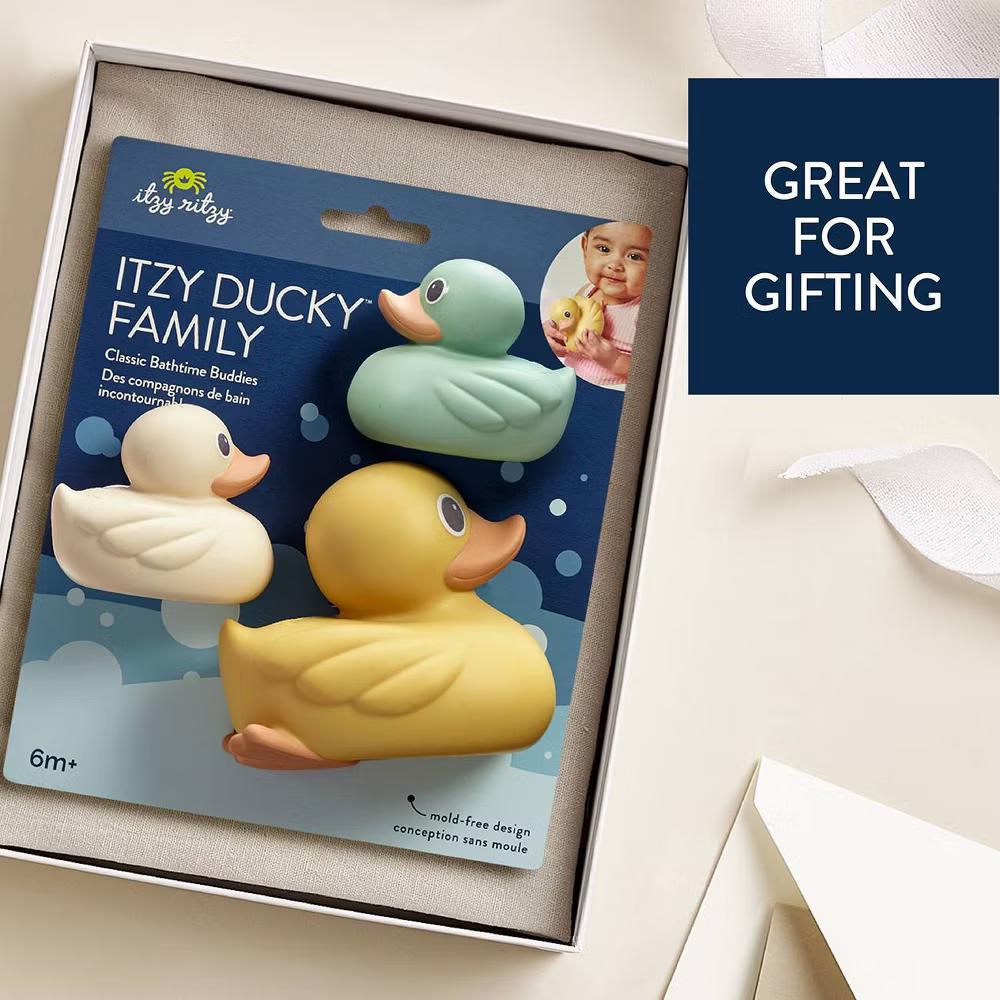 Ducky Family: Bath Toys, Educational Focus Animals, 3 Pieces - Image 2